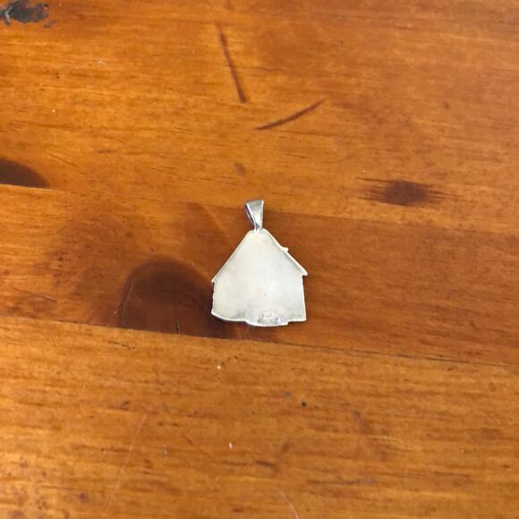 Handmade The Historic Little Church of La Villita Sterling Silver Large Charm - Picture 2 of 6